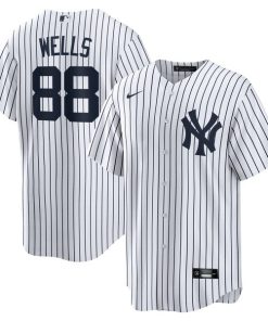 Austin Wells New York Yankees Nike Home Official Replica Player Jersey - White