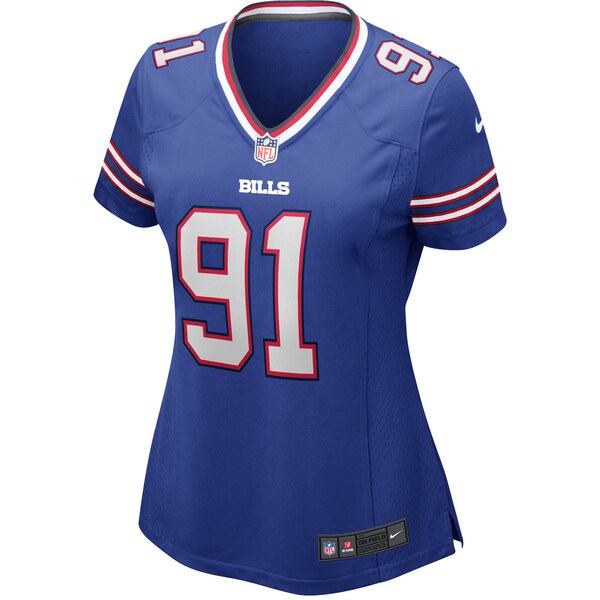 Ed Oliver Buffalo Bills Nike Women's Game Jersey - Royal - Image 2