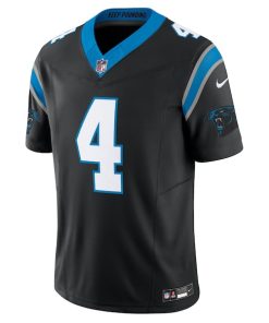 Alternative view of Tetairoa McMillan Carolina Panthers Nike Team Vapor F.U.S.E. Limited Jersey - Black