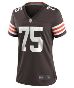 Alternative view of Joel Bitonio Cleveland Browns Nike Women's Game Jersey - Brown