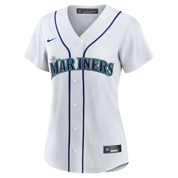 Women's Seattle Mariners Bryan Woo Nike White Home Replica Jersey - Image 2