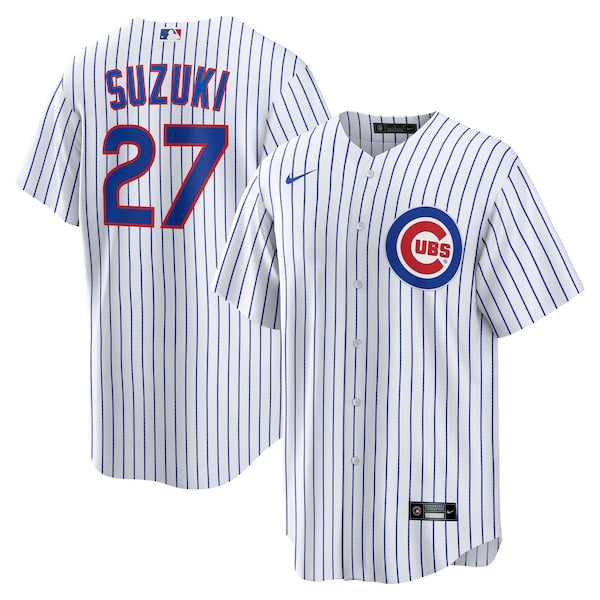 Seiya Suzuki Chicago Cubs Nike Home Replica Jersey - White