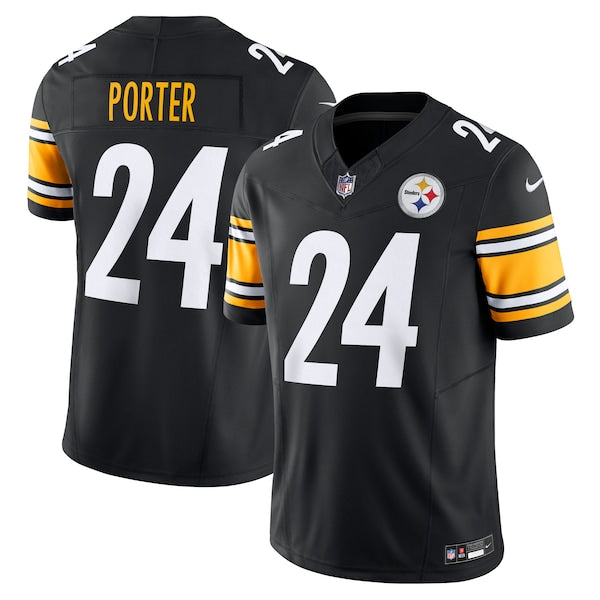 Joey Porter Jr. Pittsburgh Steelers Nike Vapor F.U.S.E. Limited Jersey - Black/White - Image 2
