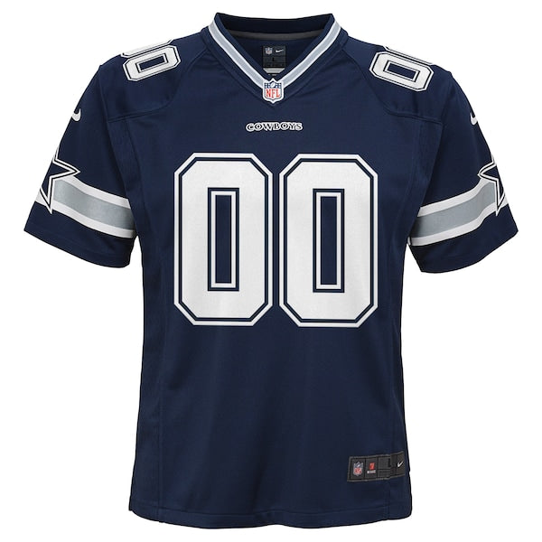 Dallas Cowboys Nike Youth Custom Game Jersey - Navy - Image 2