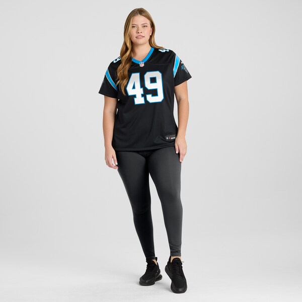 Jon Rhattigan Carolina Panthers Nike Women's Game Jersey - Black - Image 6