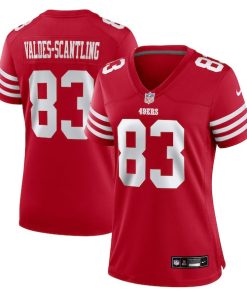 Marquez Valdes-Scantling San Francisco 49ers Nike Women's Team Game Jersey -  Scarlet