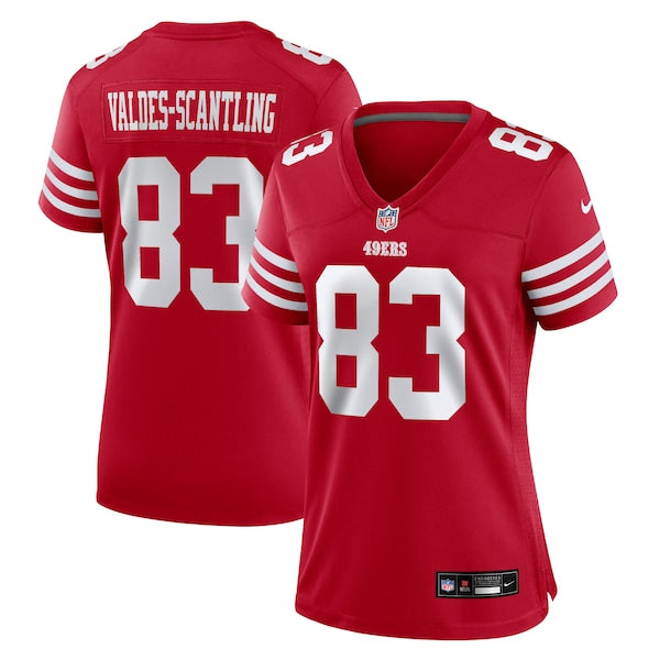 Marquez Valdes-Scantling San Francisco 49ers Nike Women's Team Game Jersey - Scarlet