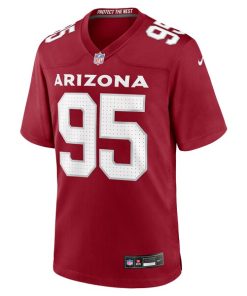 Alternative view of Khyiris Tonga Arizona Cardinals Nike Team Game Jersey -  Cardinal