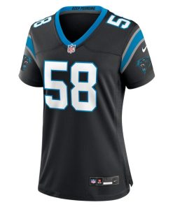 Alternative view of Thomas Davis Sr. Carolina Panthers Nike Women's Team Retired Game Jersey -  Black