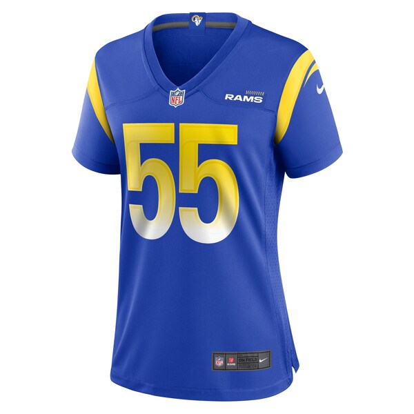 Braden Fiske Los Angeles Rams Nike Women's Game Jersey - Royal - Image 2