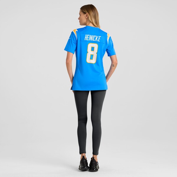 Taylor Heinicke Los Angeles Chargers Nike Women's Game Jersey - Powder Blue - Image 6