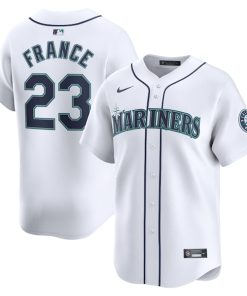 Ty France Seattle Mariners Nike Home Limited Player Jersey - White