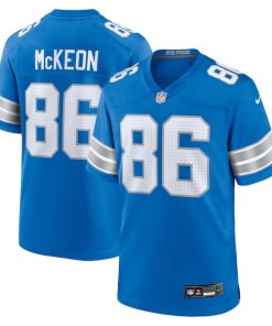 Sean McKeon Detroit Lions Nike Game Jersey -  Blue
