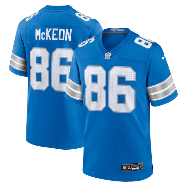 Sean McKeon Detroit Lions Nike Game Jersey - Blue