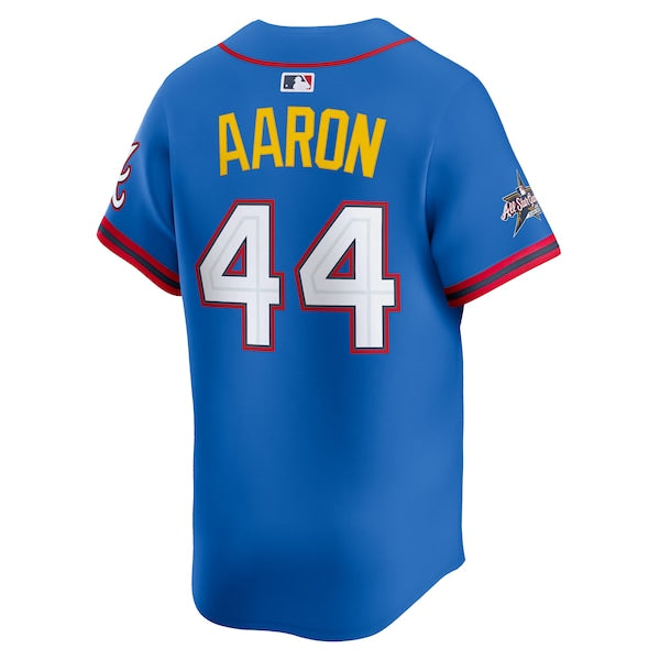 Hank Aaron National League Nike 2025 All-Star Game Home Run Derby Jersey - Blue - Image 5