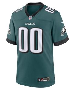 Alternative view of Philadelphia Eagles Nike Custom Game Jersey - Midnight Green
