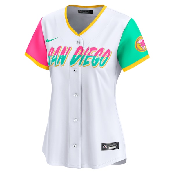 San Diego Padres Nike Women's City Connect Limited Jersey - White - Image 2