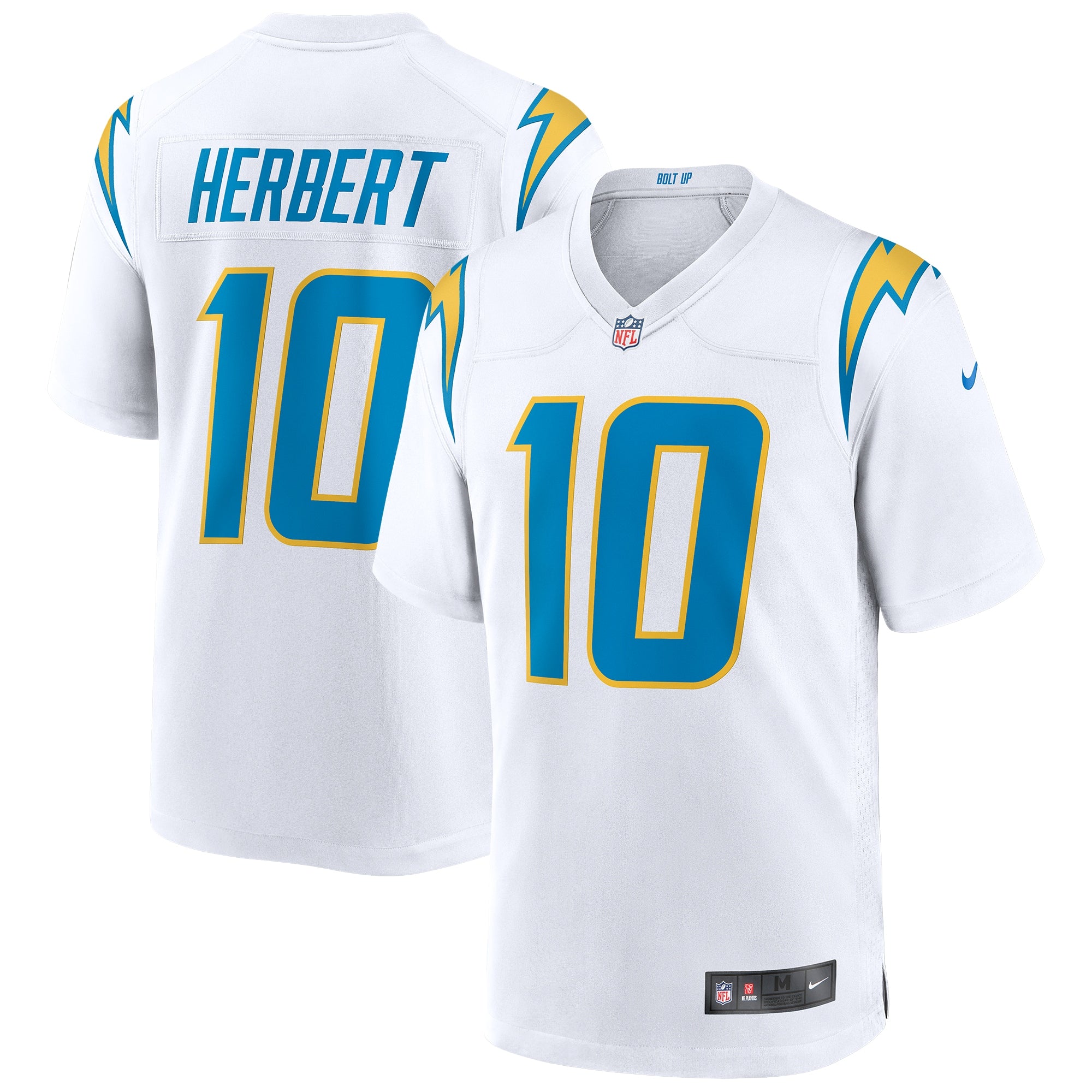 Justin Herbert Los Angeles Chargers Nike Alternate Game Jersey - Navy/Royal/White - Image 8
