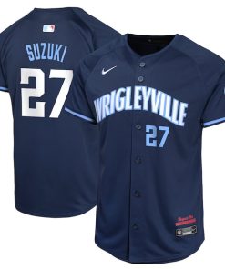 Seiya Suzuki Chicago Cubs Nike Youth City Connect Limited Player Jersey - Navy
