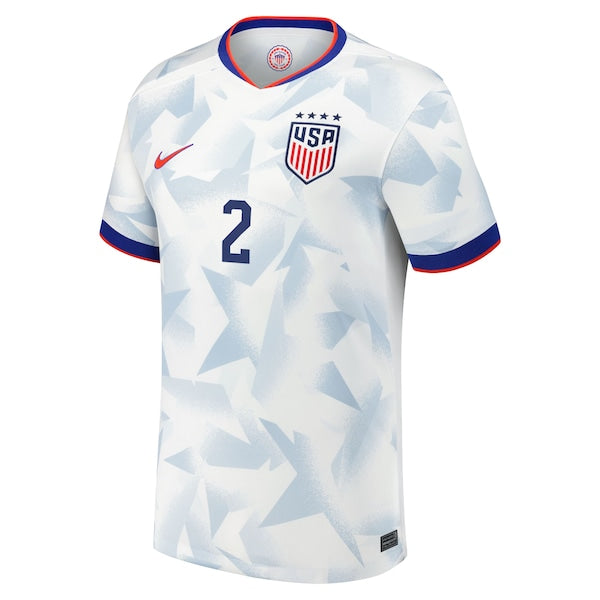 Trinity Rodman USMNT Nike 2025 Home Replica Player Jersey - White - Image 3