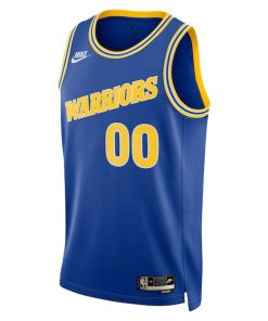 Alternative view of Golden State Warriors Nike Unisex 2022/23 Custom Swingman Jersey - Classic Edition - Blue