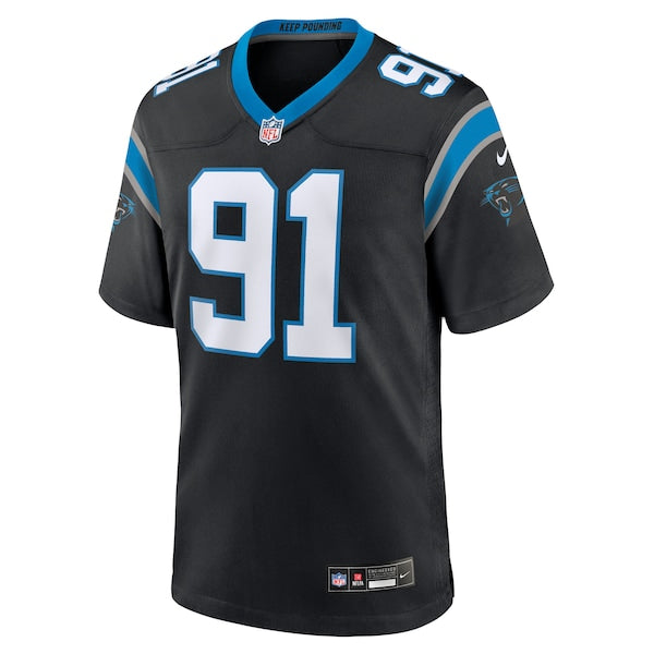 Patrick Jones II Carolina Panthers Nike Team Game Jersey - Black - Image 2