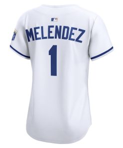 Alternative view of MJ Melendez Kansas City Royals Nike Women's Home Limited Player Jersey - White