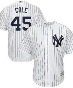 Gerrit Cole New York Yankees Big & Tall Replica Player Jersey - White/Navy