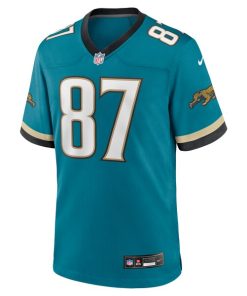 Alternative view of Keenan McCardell Jacksonville Jaguars Nike Prowler Throwback Retired Player Game Jersey - Teal