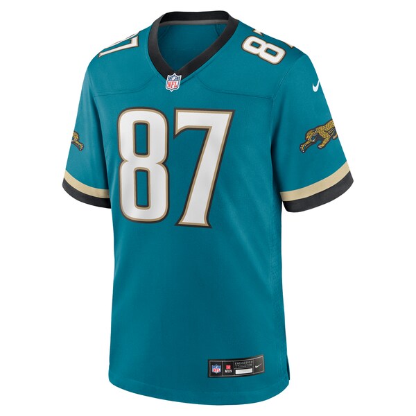 Keenan McCardell Jacksonville Jaguars Nike Prowler Throwback Retired Player Game Jersey - Teal - Image 2