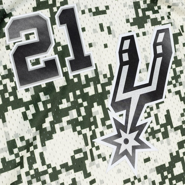 Tim Duncan San Antonio Spurs 2013/14 Swingman Jersey - Camo - Image 4