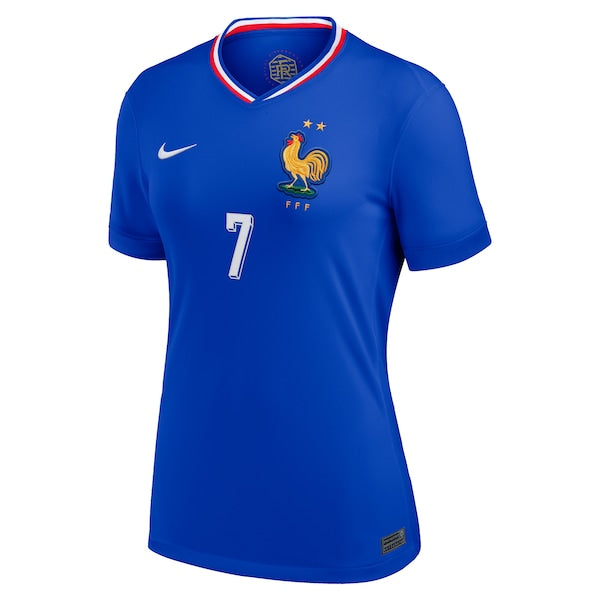 Antoine Griezmann France National Team Nike Women's 2024 Home Replica Jersey - Blue - Image 2