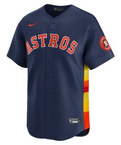 Alternative view of Jose Altuve Houston Astros Nike Alternate Limited Player Jersey?¨C Navy