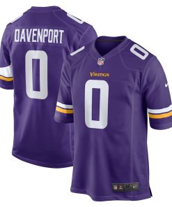 Marcus Davenport Minnesota Vikings Nike Team Game Jersey - Purple
