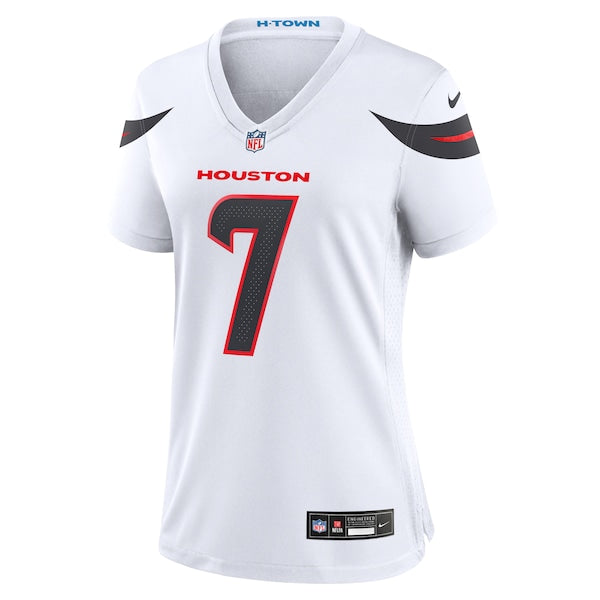 C.J. Stroud Houston Texans Nike Women's Game Jersey - White/Red - Image 3