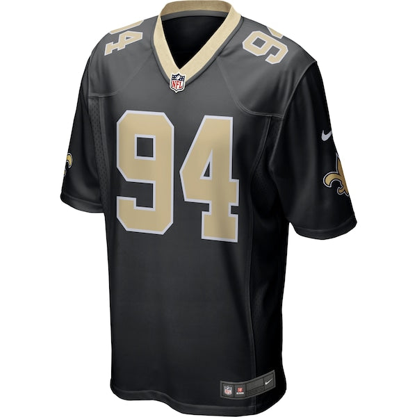 Cameron Jordan New Orleans Saints Nike Game Jersey - Black/White - Image 3