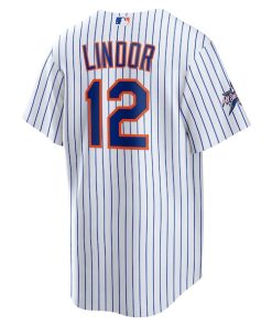 Alternative view of Francisco Lindor New York Mets Nike Youth 2025 MLB All-Star Game Home Replica Player Jersey - White