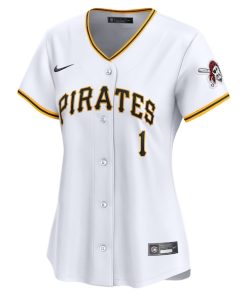 Alternative view of Pittsburgh Pirates Nike Women's #1 Mom Home Limited Jersey - White