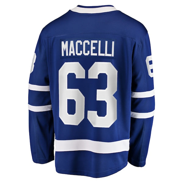 Matias Maccelli Toronto Maple Leafs Home Breakaway Jersey - Blue - Image 3