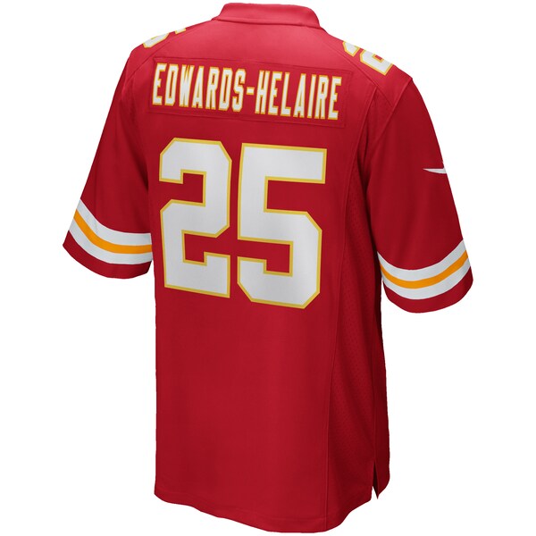 Clyde Edwards-Helaire Kansas City Chiefs Nike Game Jersey - Red - Image 3