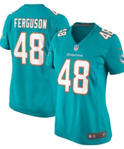 Alternative view of Blake Ferguson Miami Dolphins Nike Women's  Game Jersey -  Aqua