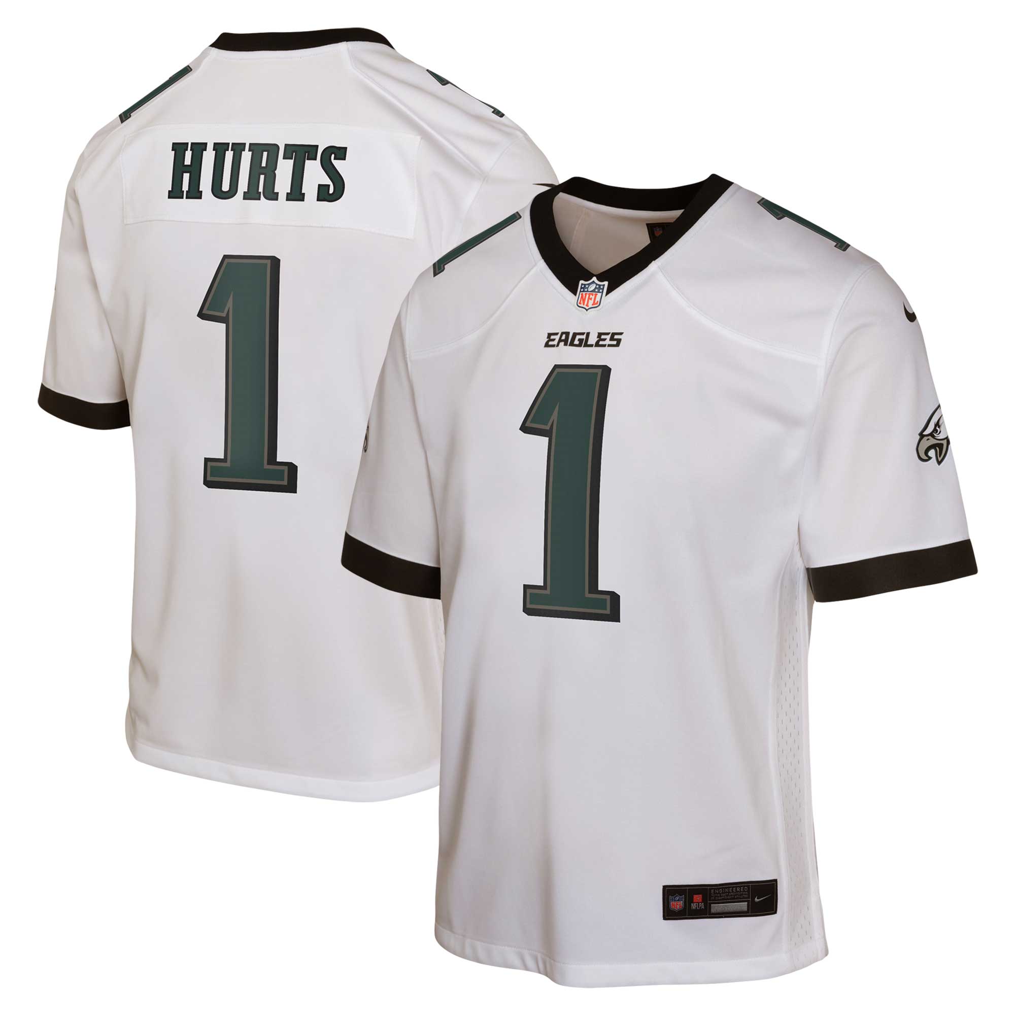 Jalen Hurts Philadelphia Eagles Nike Youth Game Jersey - Midnight Green - Image 10