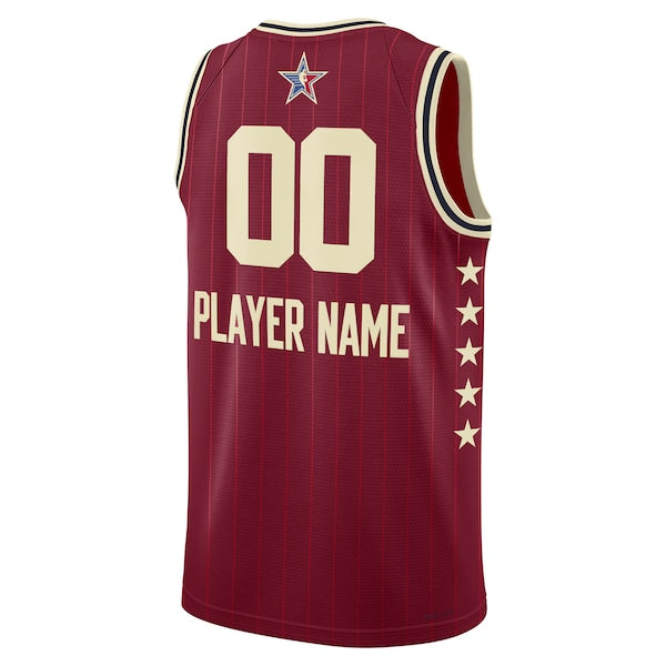 Jordan Brand Unisex 2024 NBA All-Star Game Swingman Custom Jersey - Crimson - Image 3