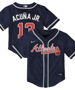 Ronald Acu?a Jr. Atlanta Braves Nike Toddler Alternate Replica Player Jersey - Navy
