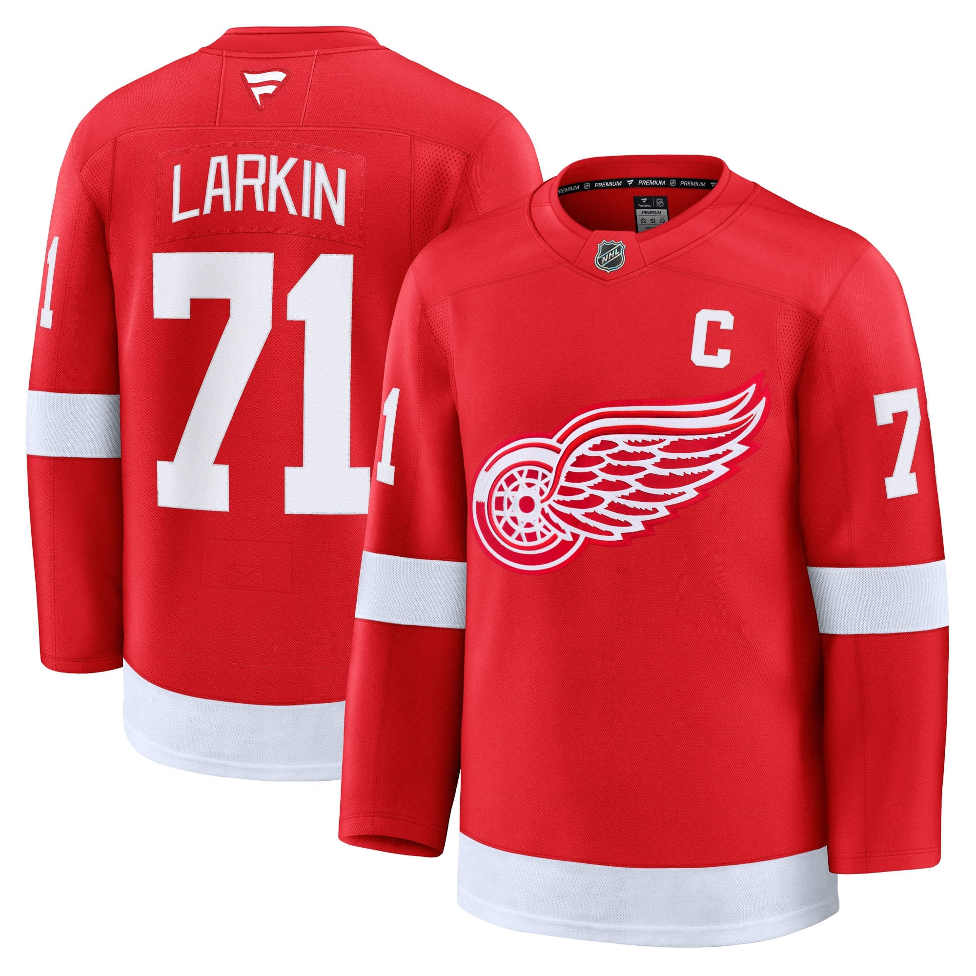 Dylan Larkin Detroit Red Wings Away Premium Jersey - White/Red - Image 8