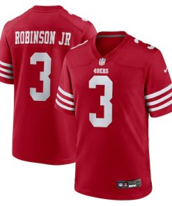 Brian Robinson Jr. San Francisco 49ers Nike Team Game Jersey -  Scarlet