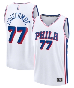 VJ Edgecombe Philadelphia 76ers  Fast Break Replica Jersey - White - Association Edition