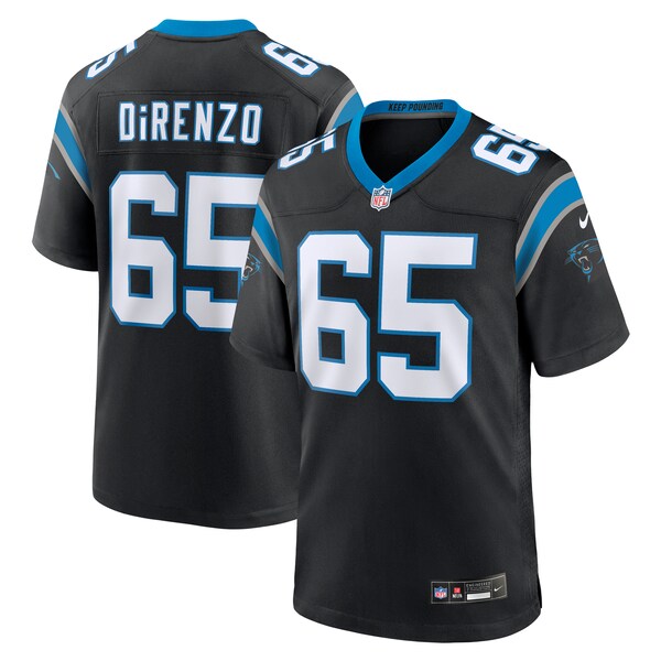 J.D. DiRenzo Carolina Panthers Nike Game Jersey - Black
