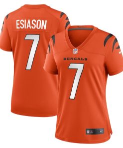 Boomer Esiason Cincinnati Bengals Nike Women's Retired Game Jersey - Orange/Black