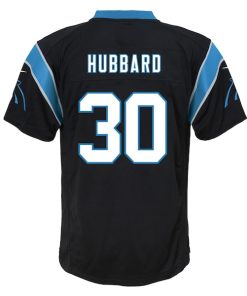 Alternative view of Chuba Hubbard Carolina Panthers Nike Youth Team Game Jersey - Black